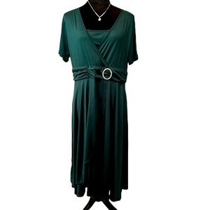 Emerald Green Dress Sz XXL